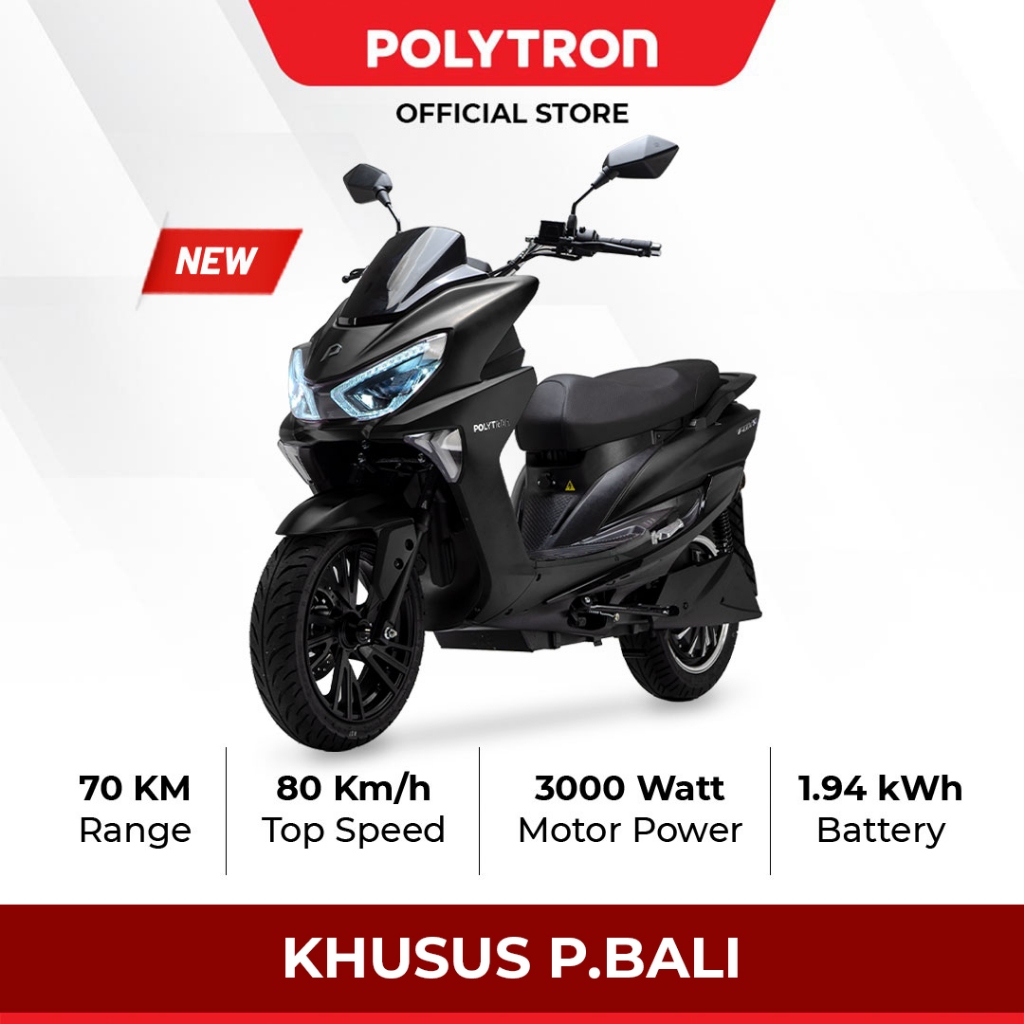 POLYTRON Fox S Electric Sepeda Motor Listrik - OTR Bali