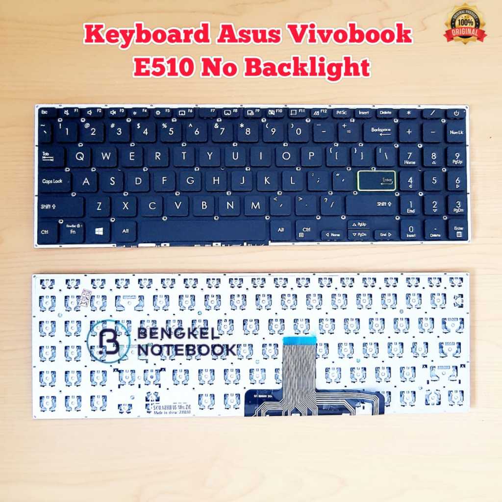 Keyboard Asus Vivobook E510 L510 E510MA E510M L510M L510MA No Backlight