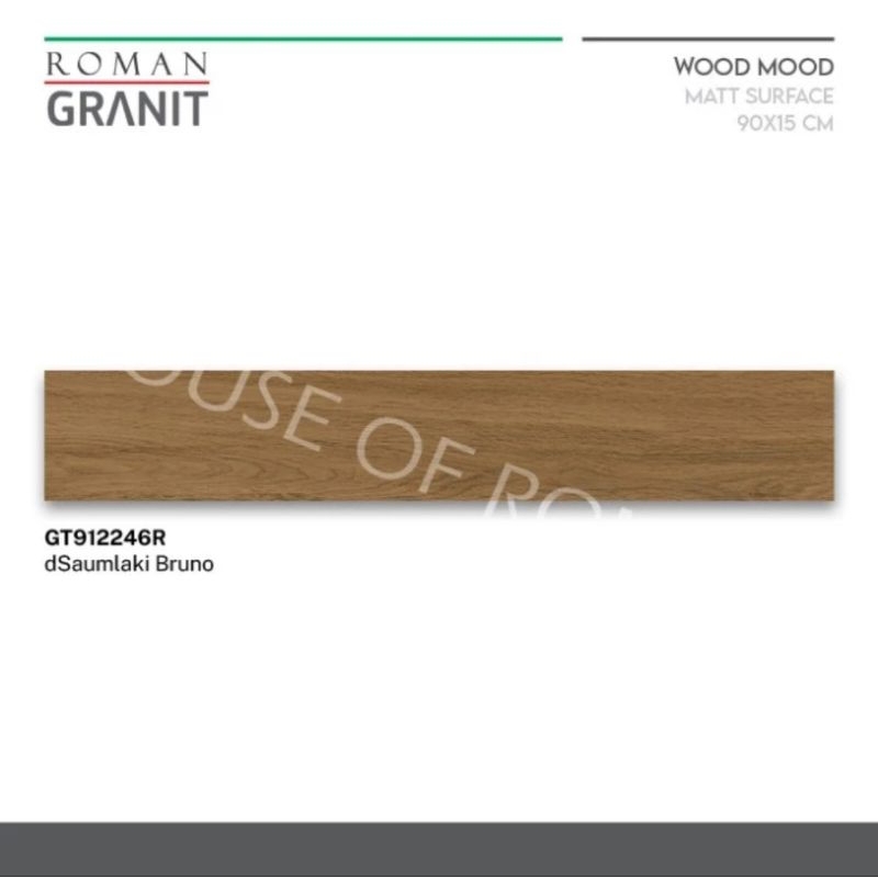 Roman Granit Wood Mood GT912246R - dSaumlaki Bruno 90x15 granit roman motif kayu granit kayu granit 