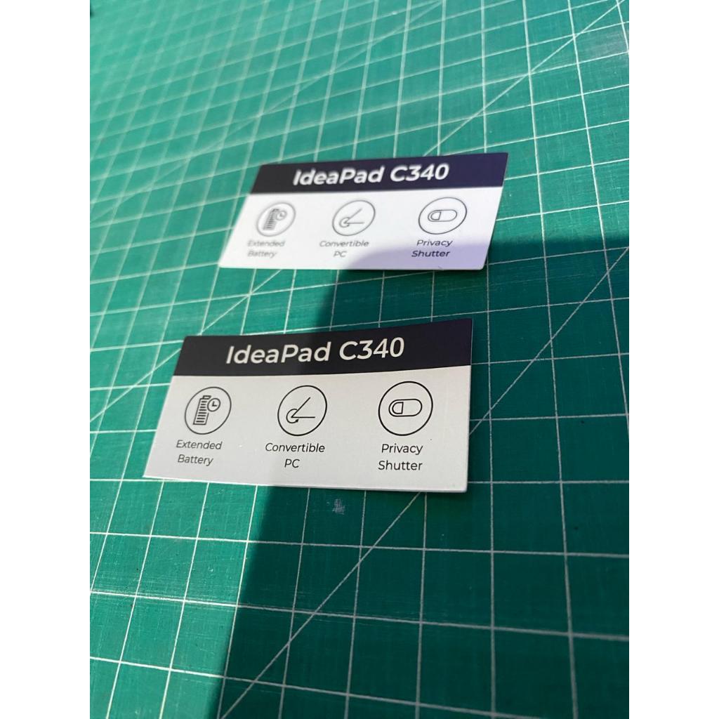 Stiker Spesifikasi Laptop Lenovo Ideapad C340