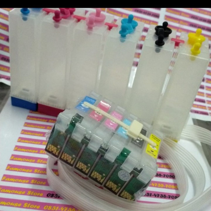 Tabung Tinta Epson 1390 T60 Infus Printer R1390 85N (tabung saja)