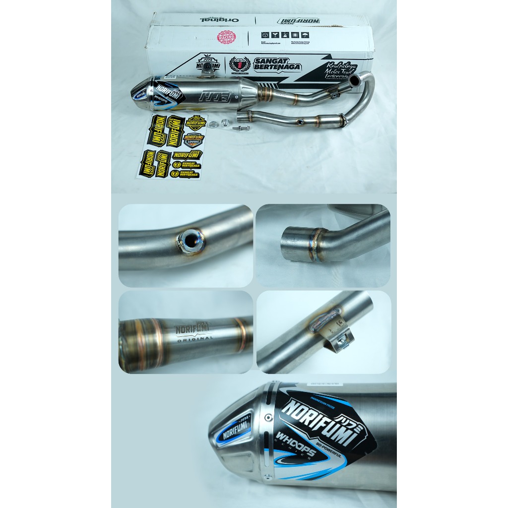 Knalpot Norifumi Whoops CRF 250 Rally CRF150L Knalpot Whoops CRF250Rally