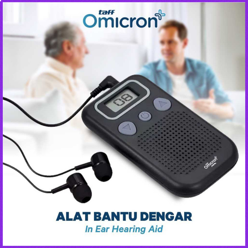 COD TaffOmicron Alat Bantu Dengar In Ear Hearing Aid /alat bantu dengar telinga tuli parah untuk ora