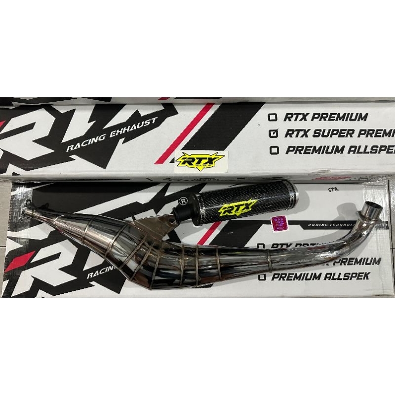 KNALPOT RACING KOLONG SAMPING SS2 CARBON KEVLAR FIZR F1ZR FORCE1 ORIGINAL BY RTX RACING EXHAUST