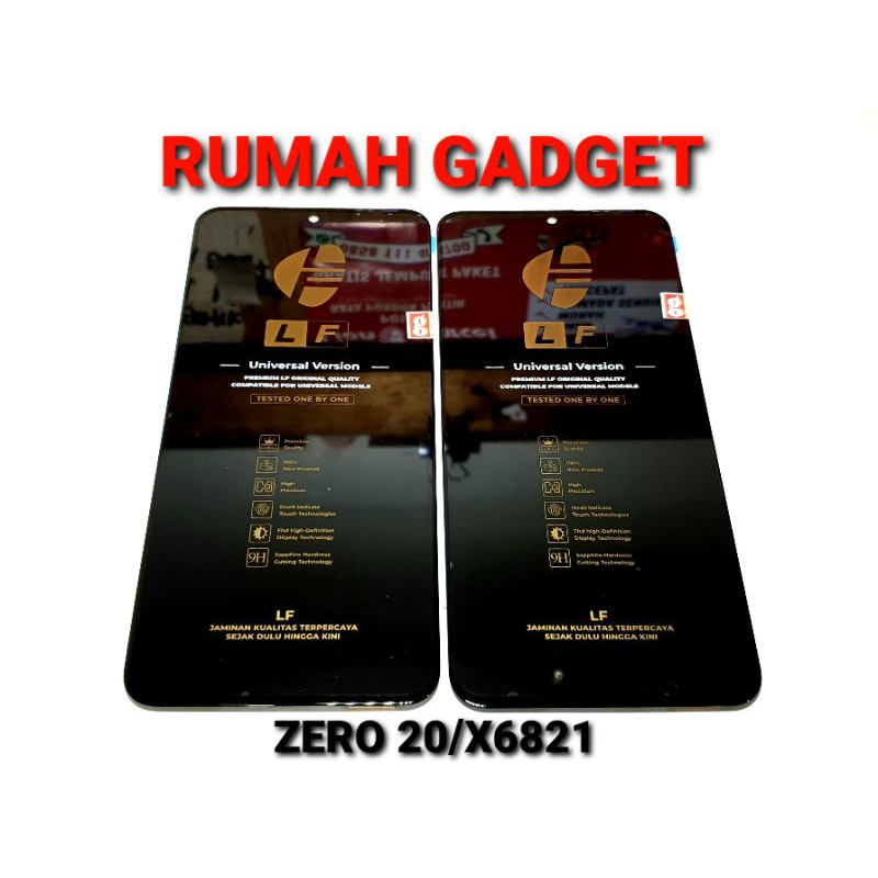 LCD INF X6821/ZERO 20/POVA 4 PRO 4G-LG8N BLACK FULLSET TOUCHSCREEN