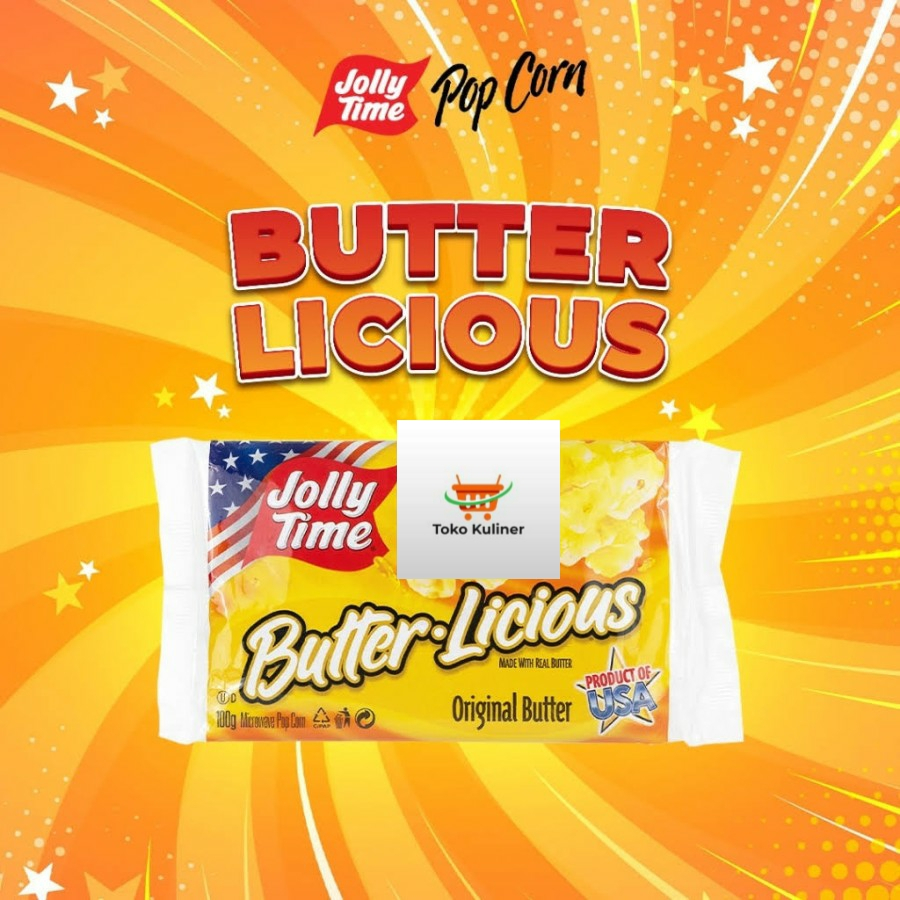 

JOLLY TIME Popcorn Butter Licious 100gr