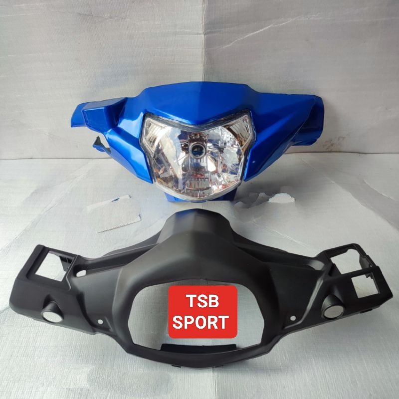 batok depan batok belakang vega zr batok depan belakang yamaha vega zr warna biru muda Toserba