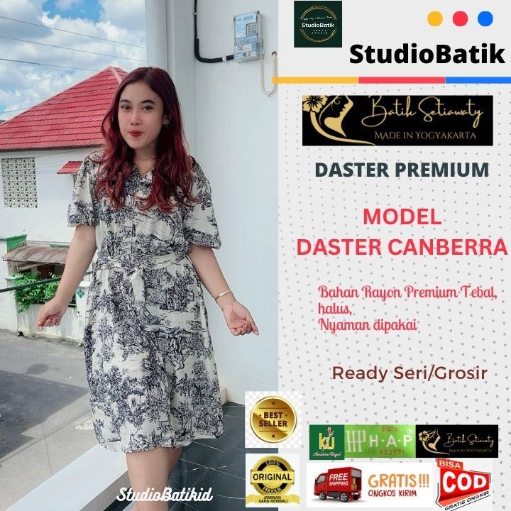 Daster Canberra Batik Setiawaty Premium Original Harga Grosir Langsung Pabrik