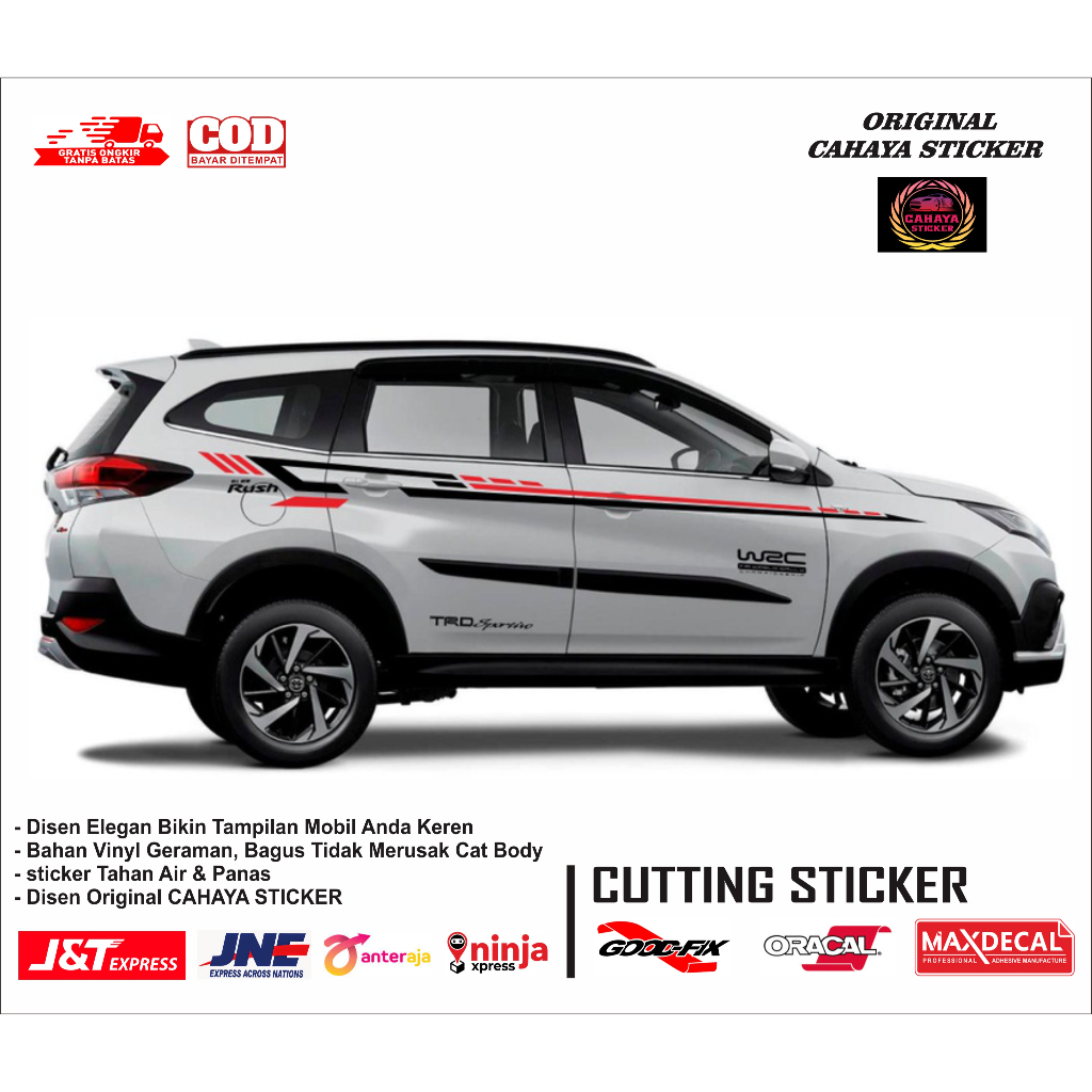 sticker mobil sticker mobil toyota rush sticker lis mobil toyota rush sticker mobil avanza sigra