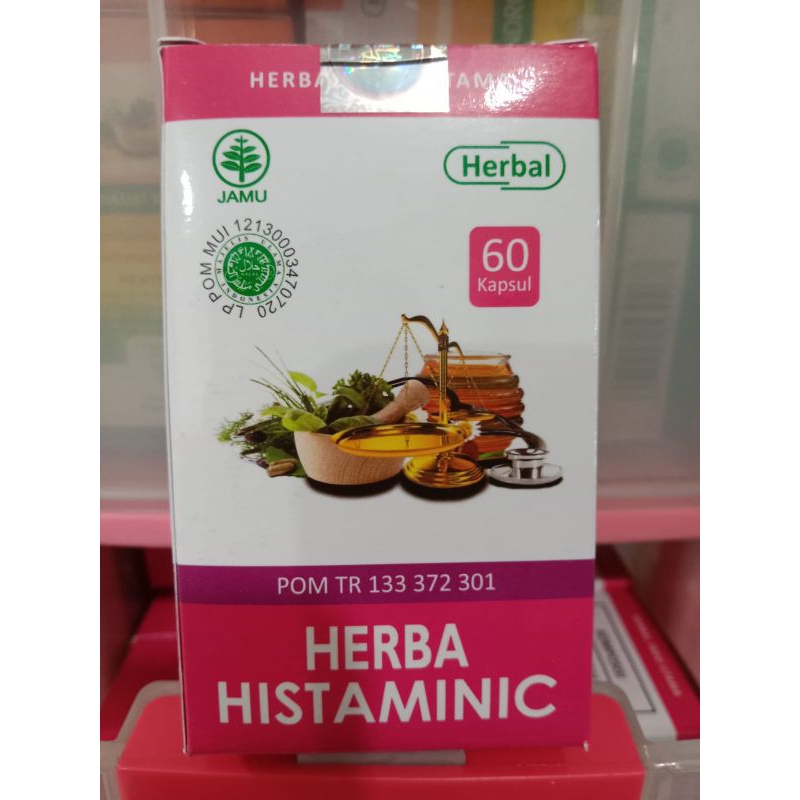 

HIU HERBA HISTAMINIC Mengatasi Gatal-Gatal dan Alergi,60 kapsul Original