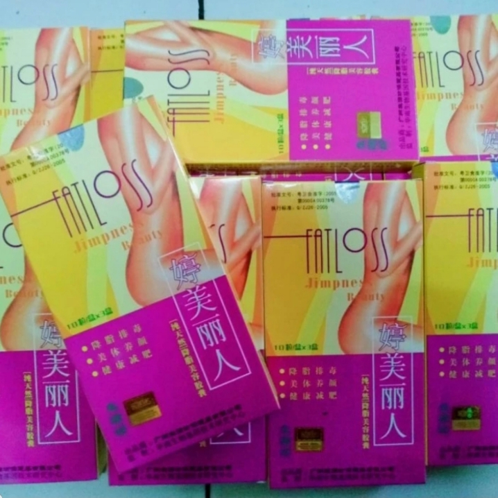 COD_FATLOSS _Jimpness_Beauty 1 Pack isi 3 kotak Obat Pelangsing Badan Herbal Alami Detox Diet asli 1