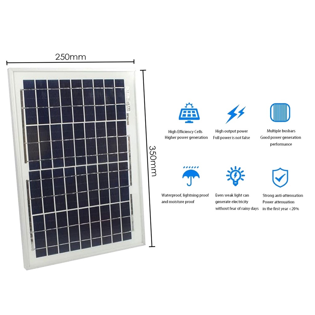 Solar Panel Solar Cell Panel Surya 10wp Poly 10 Wp Polycrystalline Solar Panel 10wp
