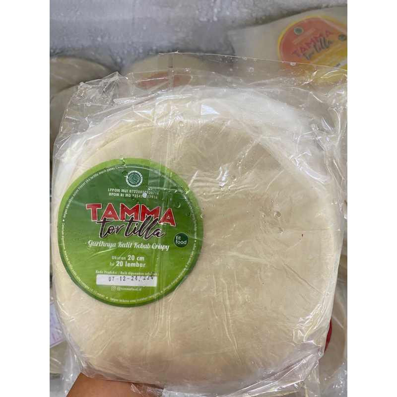 

Tortilla Mini Tamma - Tortilla untuk kebab kecil - Kulit Kebab (ISI 20)