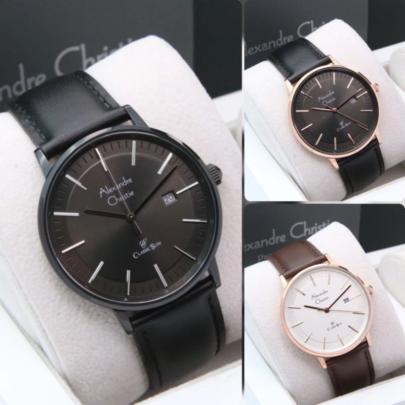 ALEXANDRE CHRISTIE 8694 MD KULIT PRIA ORIGINAL GARANSI 1TAHUN