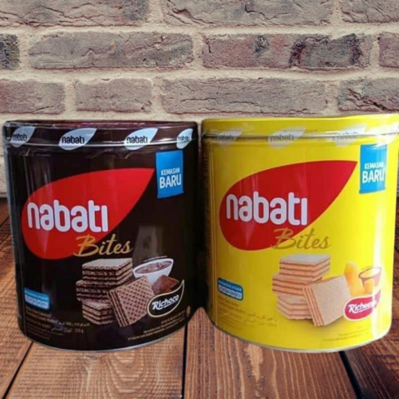 

Wafer Nabati Bites Kaleng, wafer lebaran, nabati kaleng