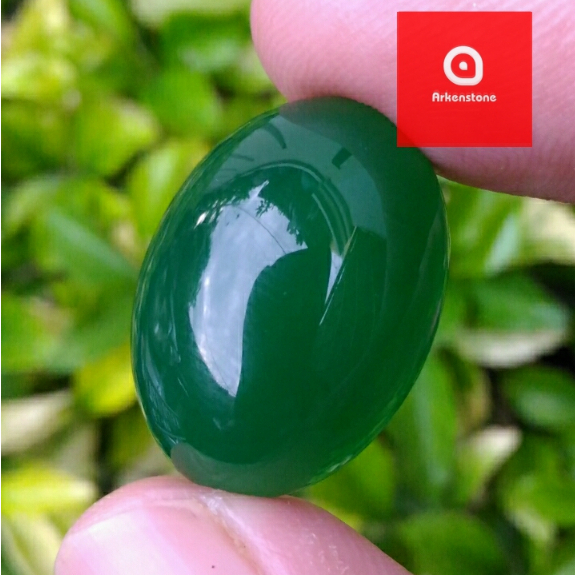 Batu Akik Ijo Garut / Hijau Garut / Ohen / Ehon Medium Size