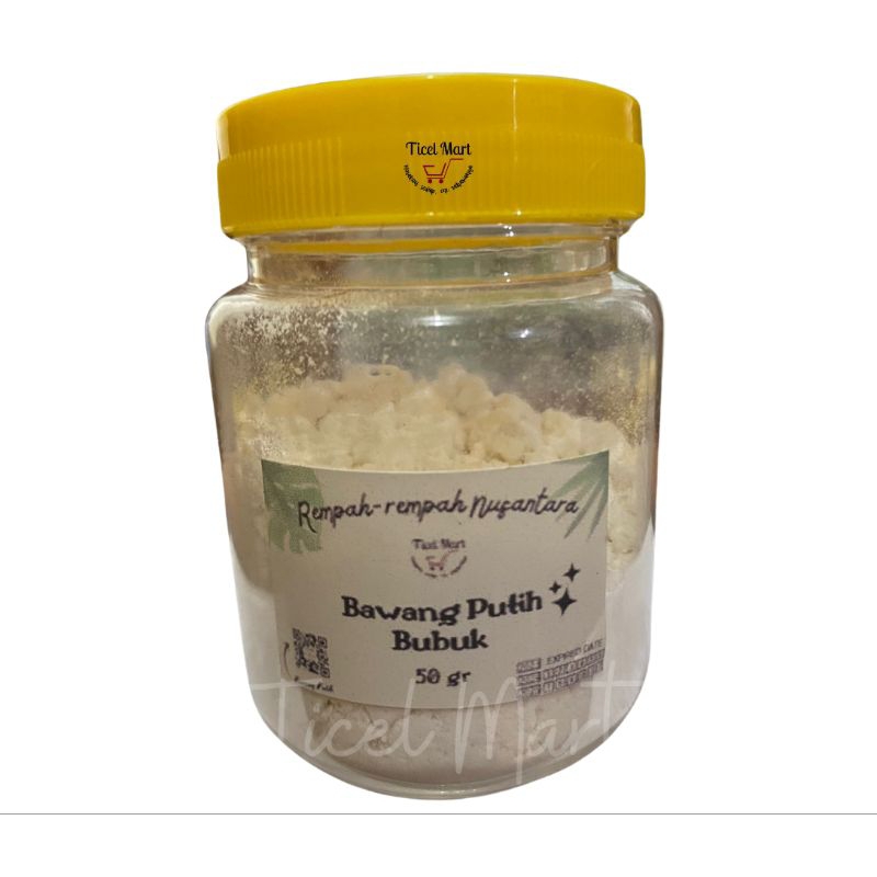 

50gr | Botol Bawang putih bubuk | Garlic powder Aglio Olio