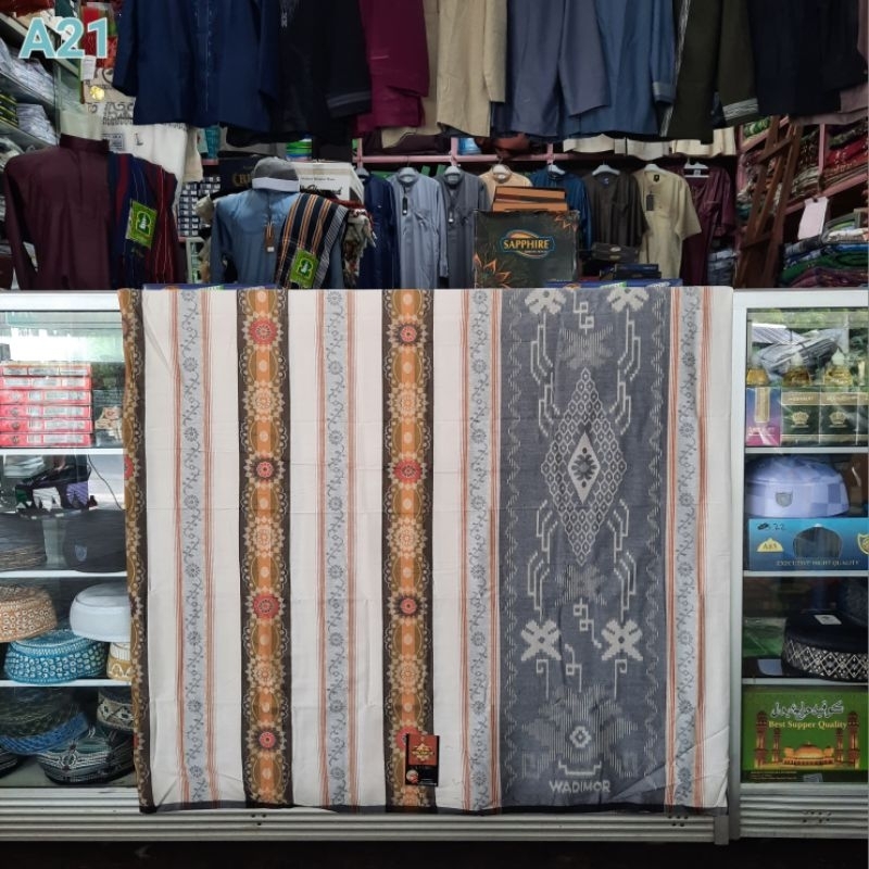 ( COD ) sarung Wadimor classic jacquard songket ajib