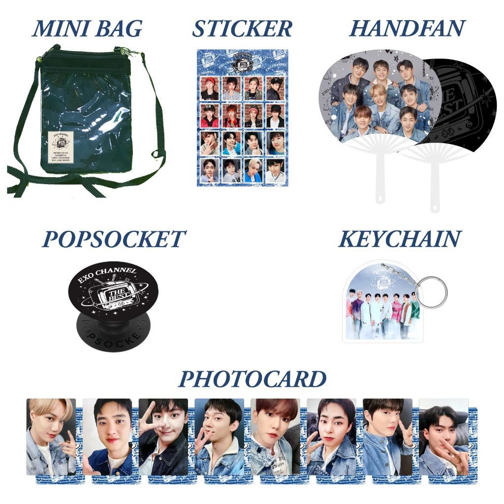 HAMPERS KPOP EXO FANKIT KPOP EXO
