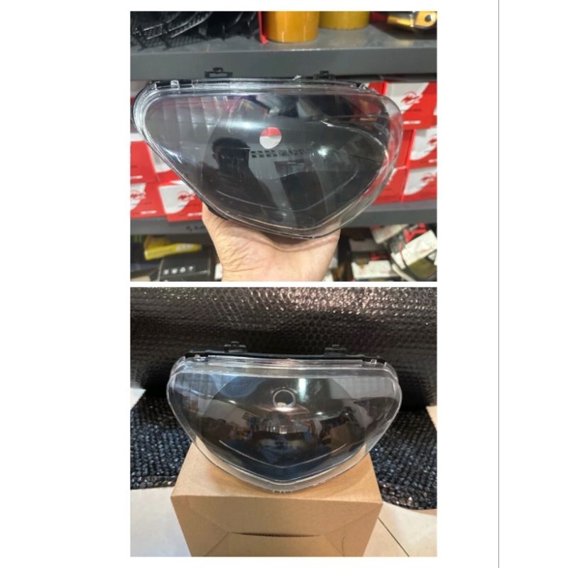 Reflektor lampu Mio Sporty bahan smoke