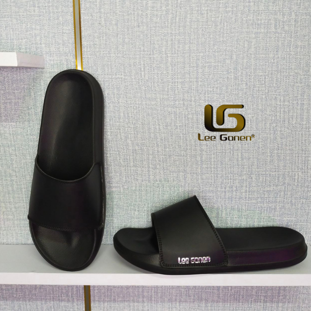 Sandal Pria Selop Pria Casual Sepatu Sandal Karet Selop Kulit Pria Kekinian Slip On Phylon Anti Lici
