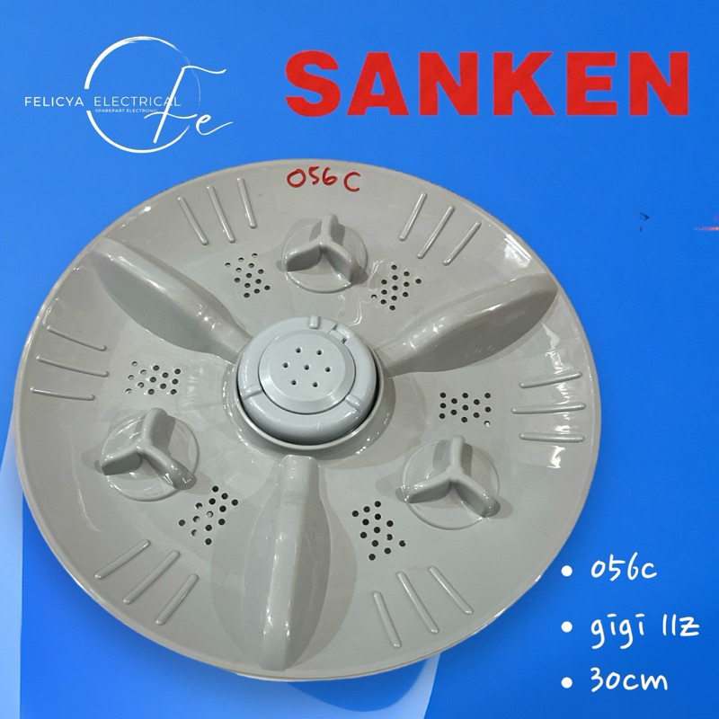 PULSATOR MESIN CUCI 1 TABUNG SANKEN GIGI 11z DIAMTER 30cm {056c}