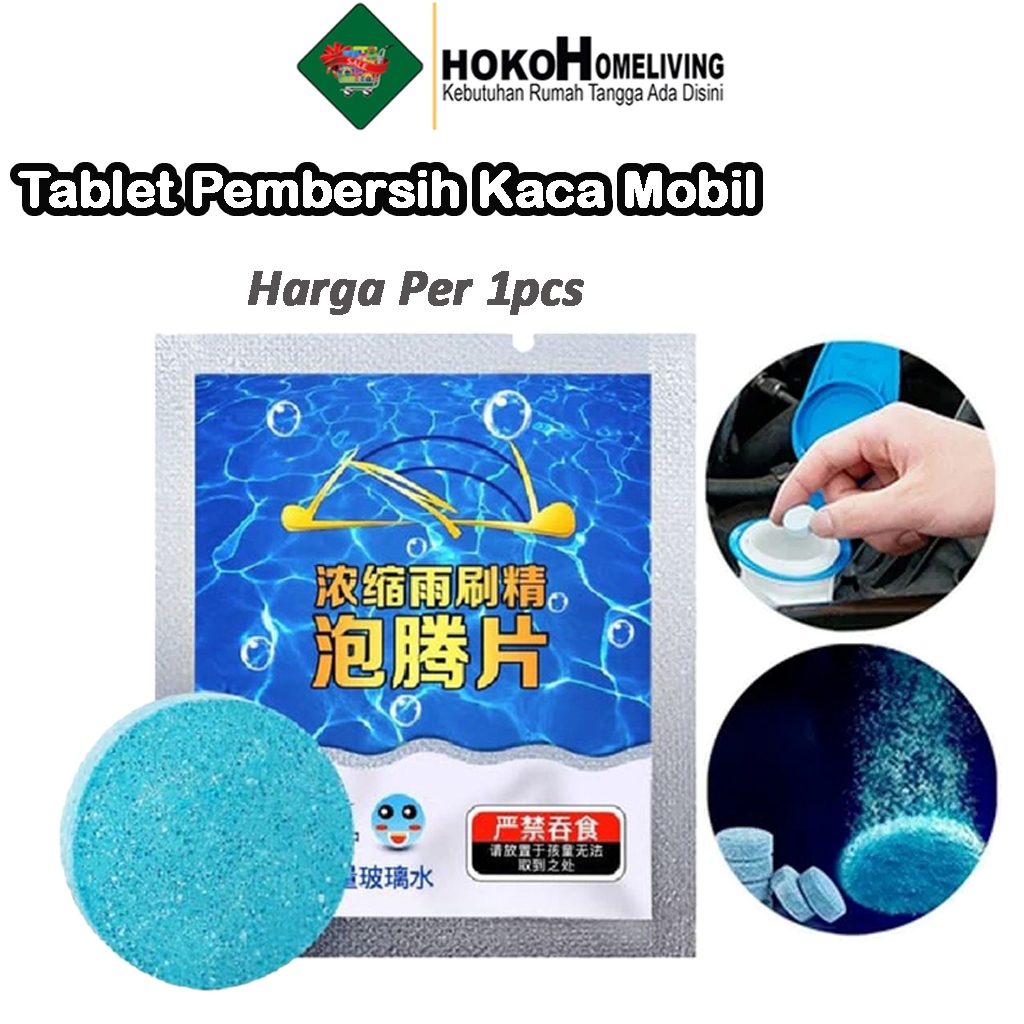 HOKO SABUN PEMBERSIH KACA WIPER MOBIL TABLET GLASS CLEANING BIRU / TABLET WIPER / TABLET PEMBERSIH WIPER KACA MOBIL