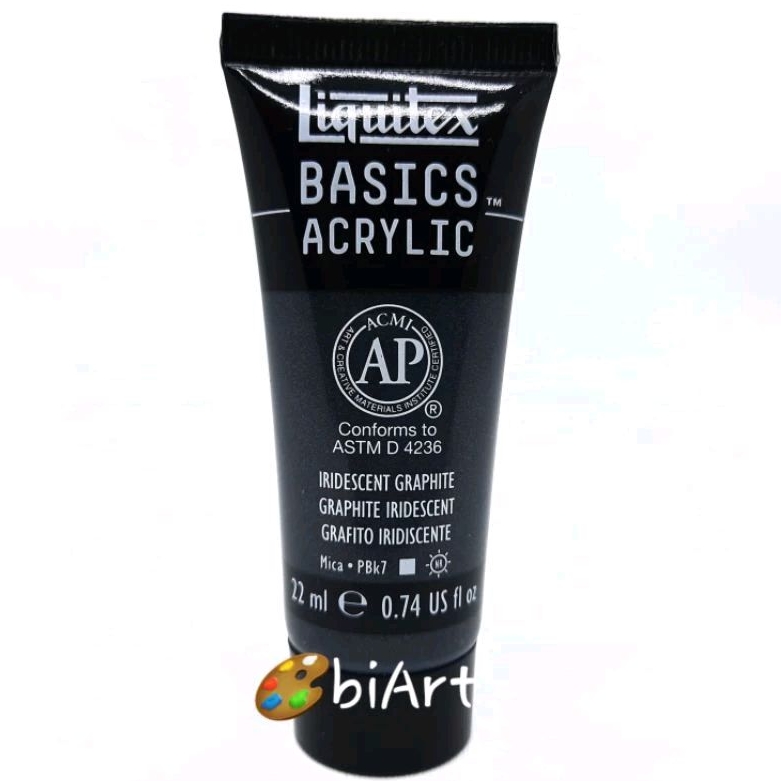 

Liquitex Basics Acrylic Colour 22 ml Iridescent Graphite