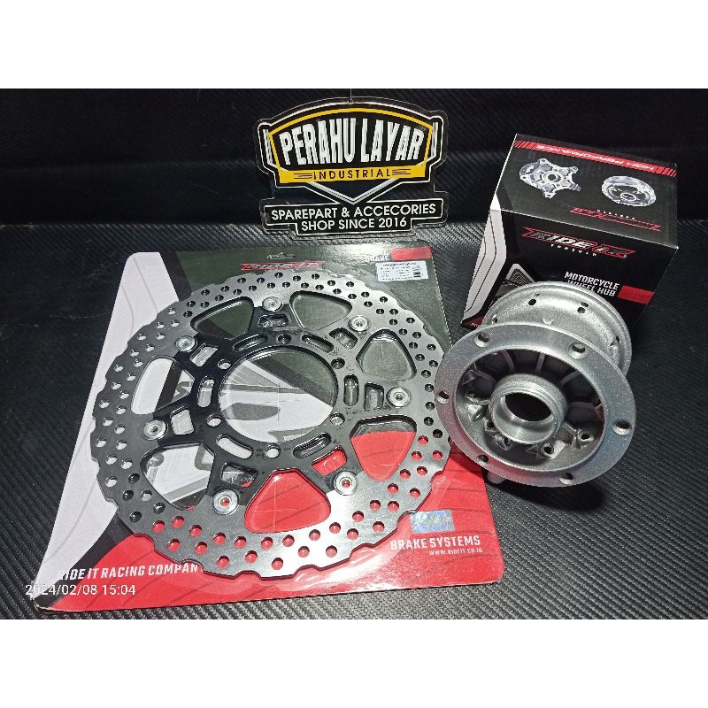 ￼Tromol KLX d tracker set piringan Ride It Tromol Depan Ride It