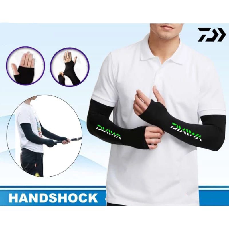 Sarung tangan mancing manset tangan deker tangan pemancing daiwa sepasang deker lengan