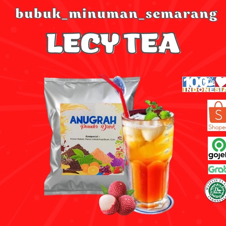 

jm Baru Bubuk Minuman Lychee Tea Leci Tea 1kg Lecy tea Z57