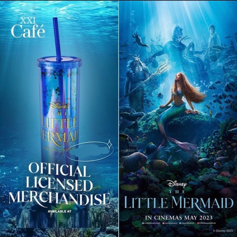 TUMBLER THE LITTLE MERMAID - ORIGINAL XXI
