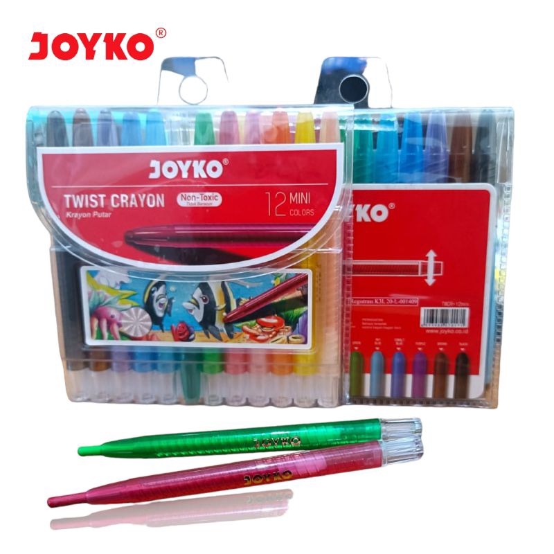 

KRAYON PUTAR 12 COLORS/ROLLING KRAYON PUTAR