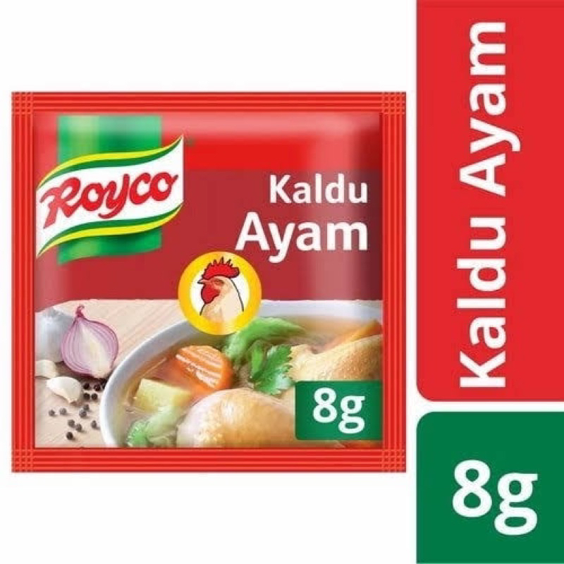 

Royco Kaldu Ayam 1 renceng isi 12 pcs 8gr