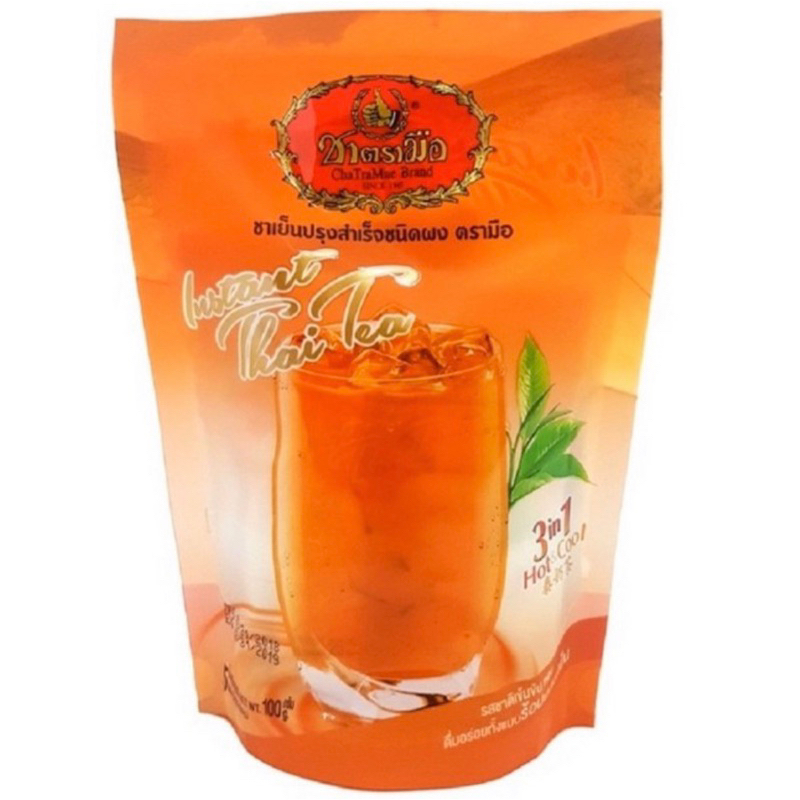 

Chatramue Thai Tea Instan 3 in 1 Teh Thailand 1Pack isi 5 Sachet