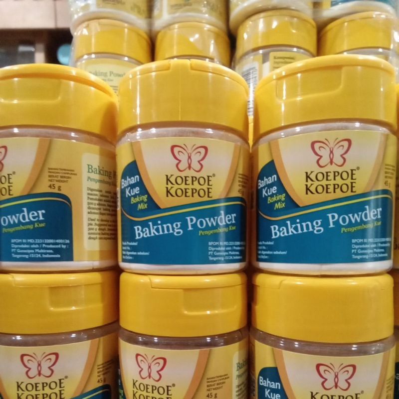 

BAKING POWDER KUPU KUPU 45 GRAM