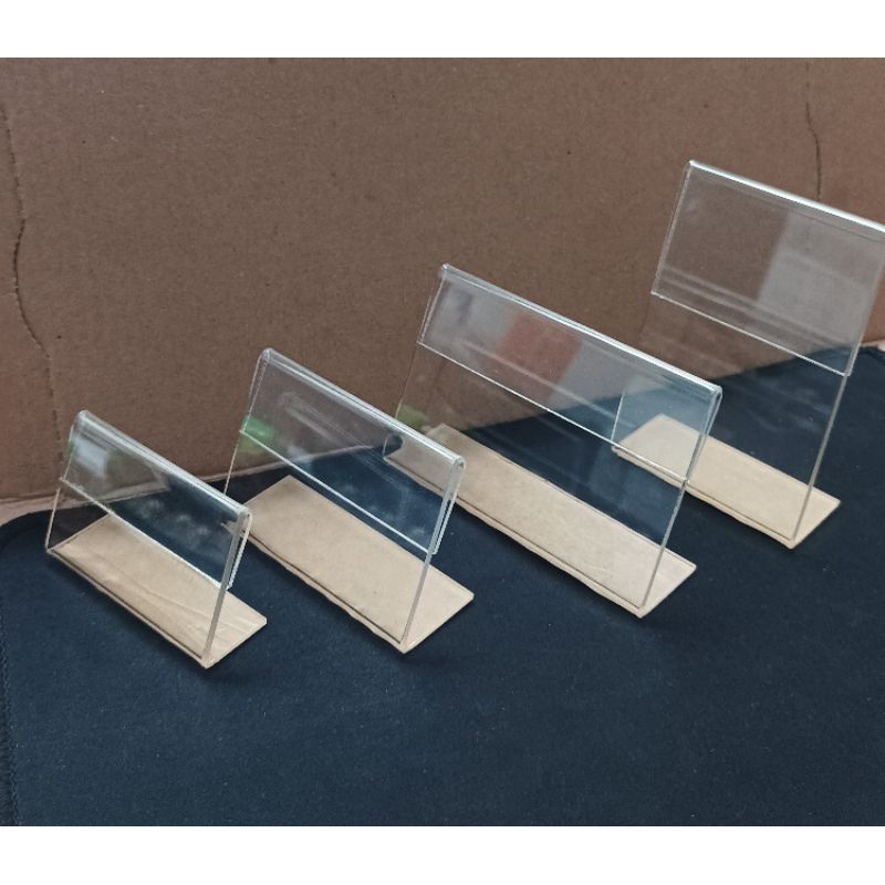 

Acrylic label / price tag