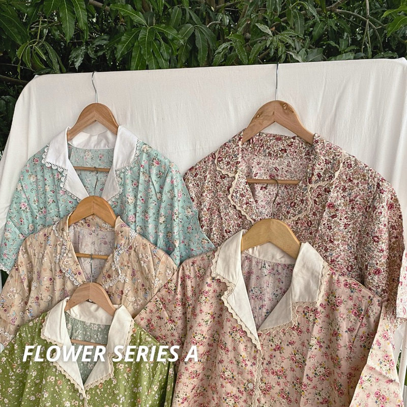Daster Premium Katun Jepang | Dress Katun Jepang | Flower Series