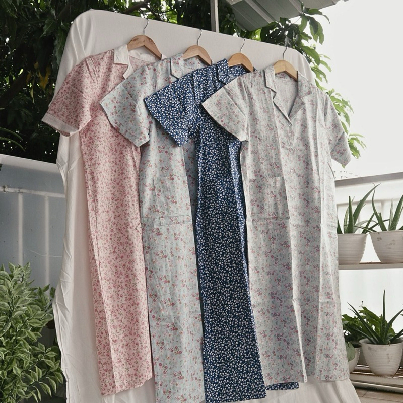 Daster Premium Katun Jepang | Dress Katun Jepang | Flowers Series
