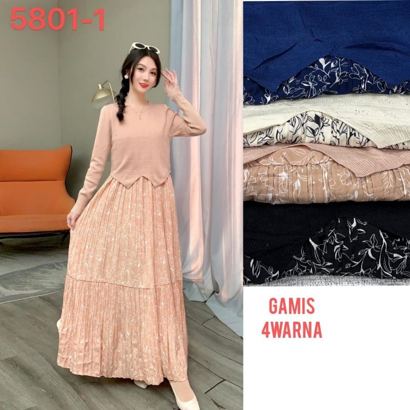 Gamis Rajut Import Plisket by Zara Woman