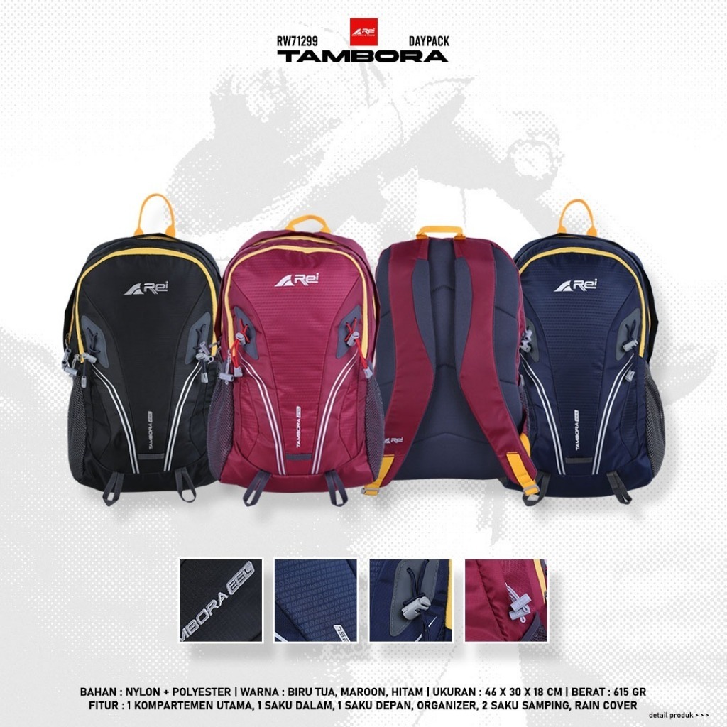 Tas Ransel Pria TAMBORA 25L AREI OUTDOORGEAR - DAYPACK REI Pria 25L TAMBORA - BACKPACK 25L AREI TAMB