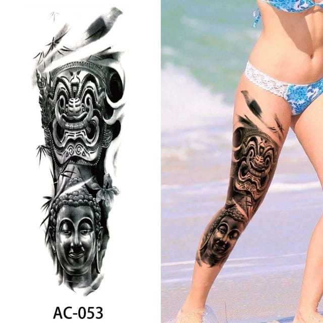 Tato Full Tangan Lengan Panjang - Tato Temporer Tattoo Tatto Temporary Tahan Air Sementara Anti Air 