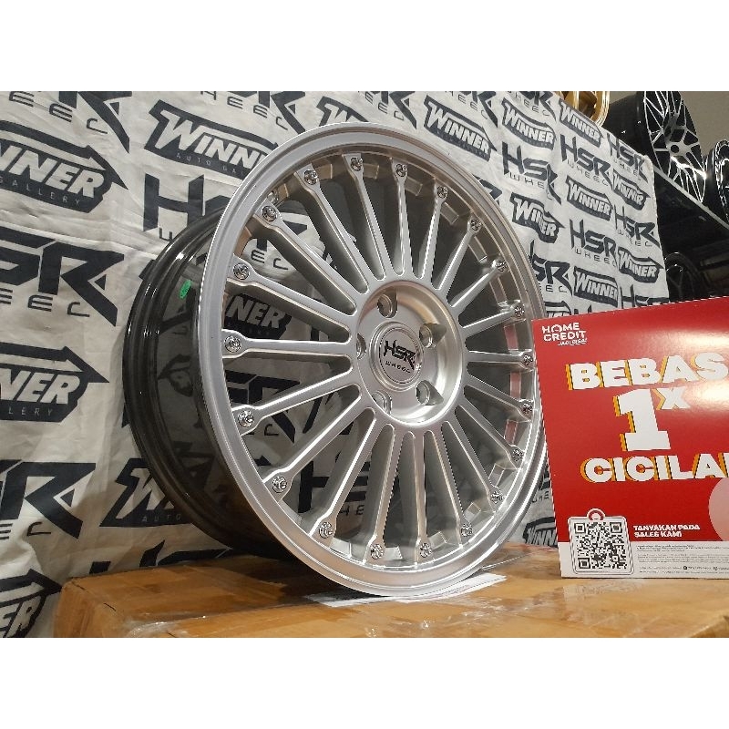 VELG MOBIL RACING HSR WHEEL RING 17 UNTUK HRV INNOVA RUSH TERIOS XPANDER ERTIGA LUXIO GRAND MAX