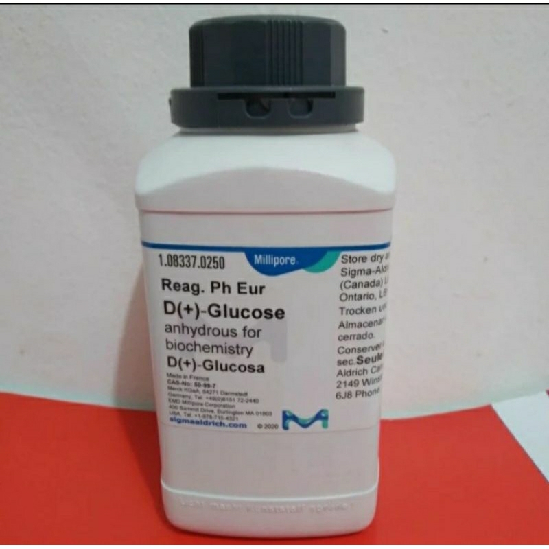 D(+)-Glucose Anhydrous 250G. 108337.0250 Merck. Glukosa. Glucose
