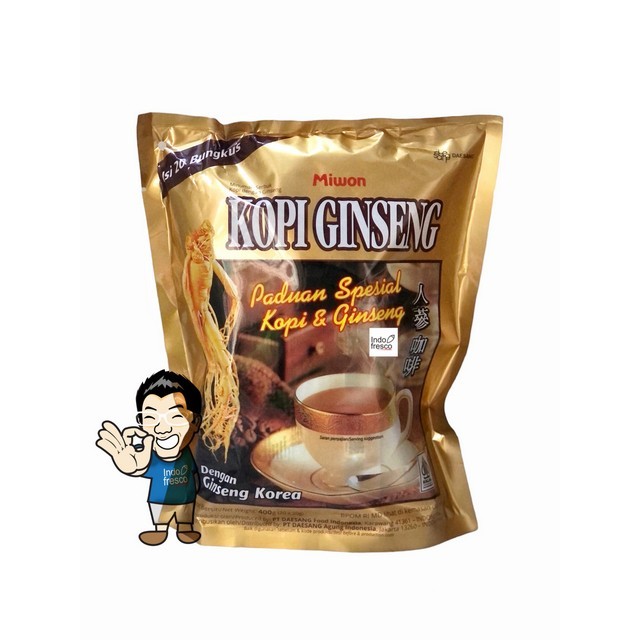 

Miwon Minuman Serbuk Kopi Ginseng Korea- Ginseng Coffee 400g