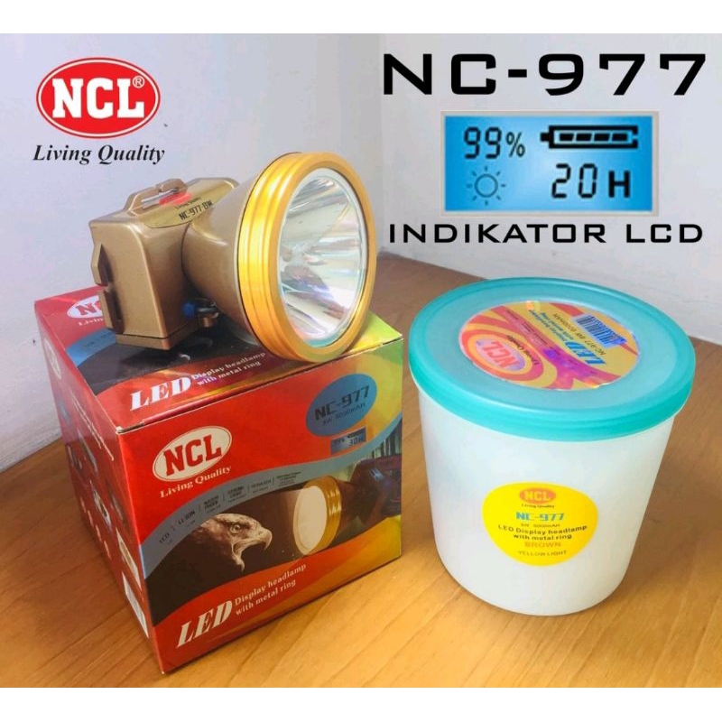 senter kepala NCL NC-977 cahaya putih