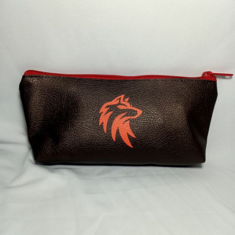 

{COD} KOTAK PENSIL KARAKTER WOLF MERAH