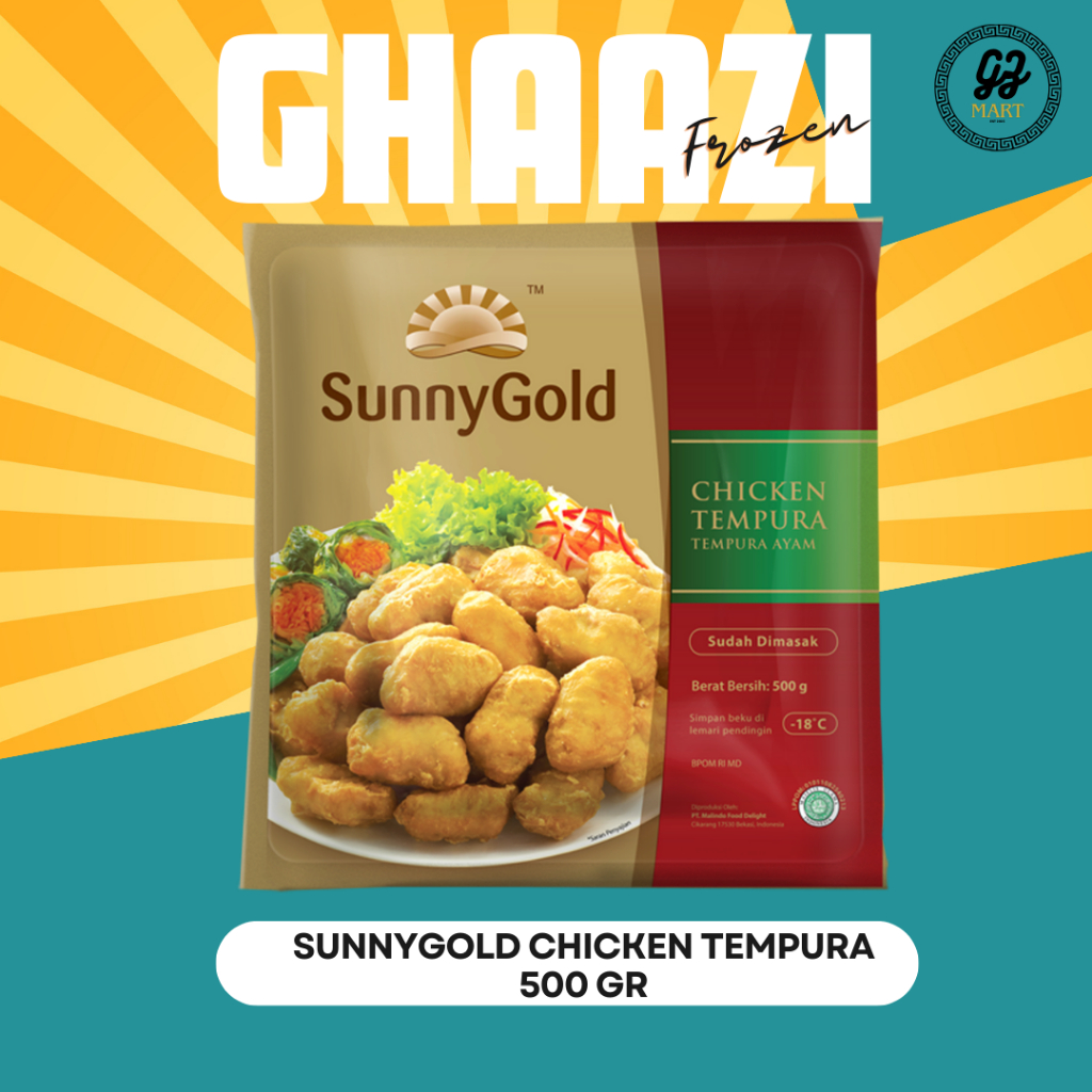 

SUNNYGOLD CHICKEN TEMPURA 500 GR