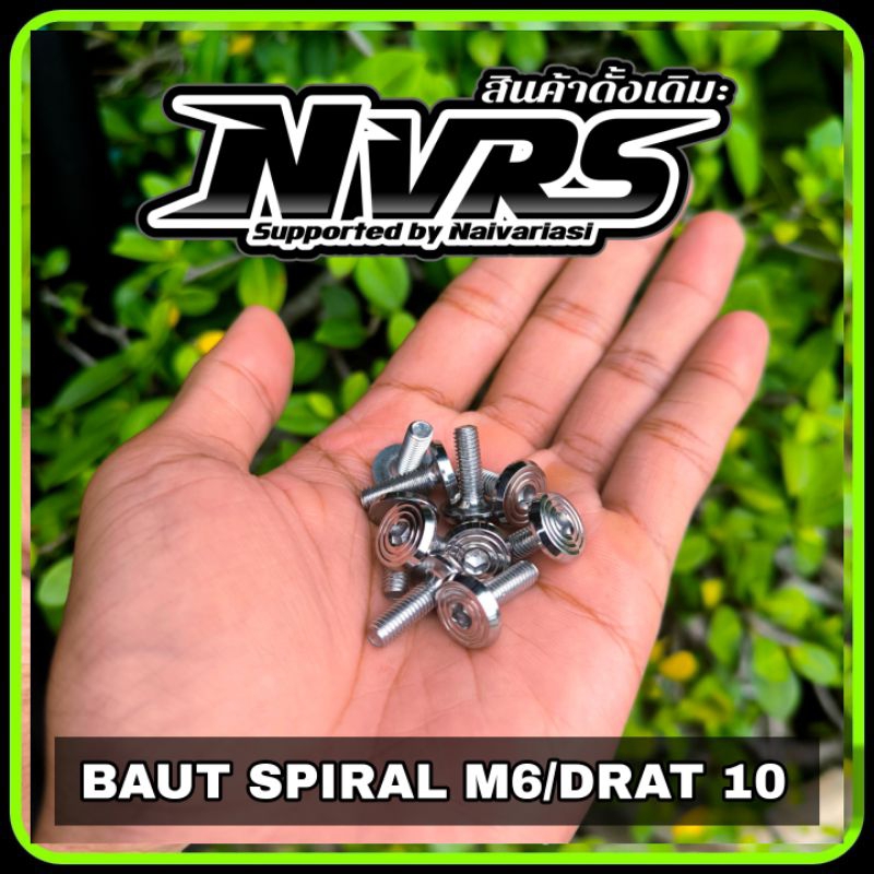 Baut PB Spiral M6/Drat 10