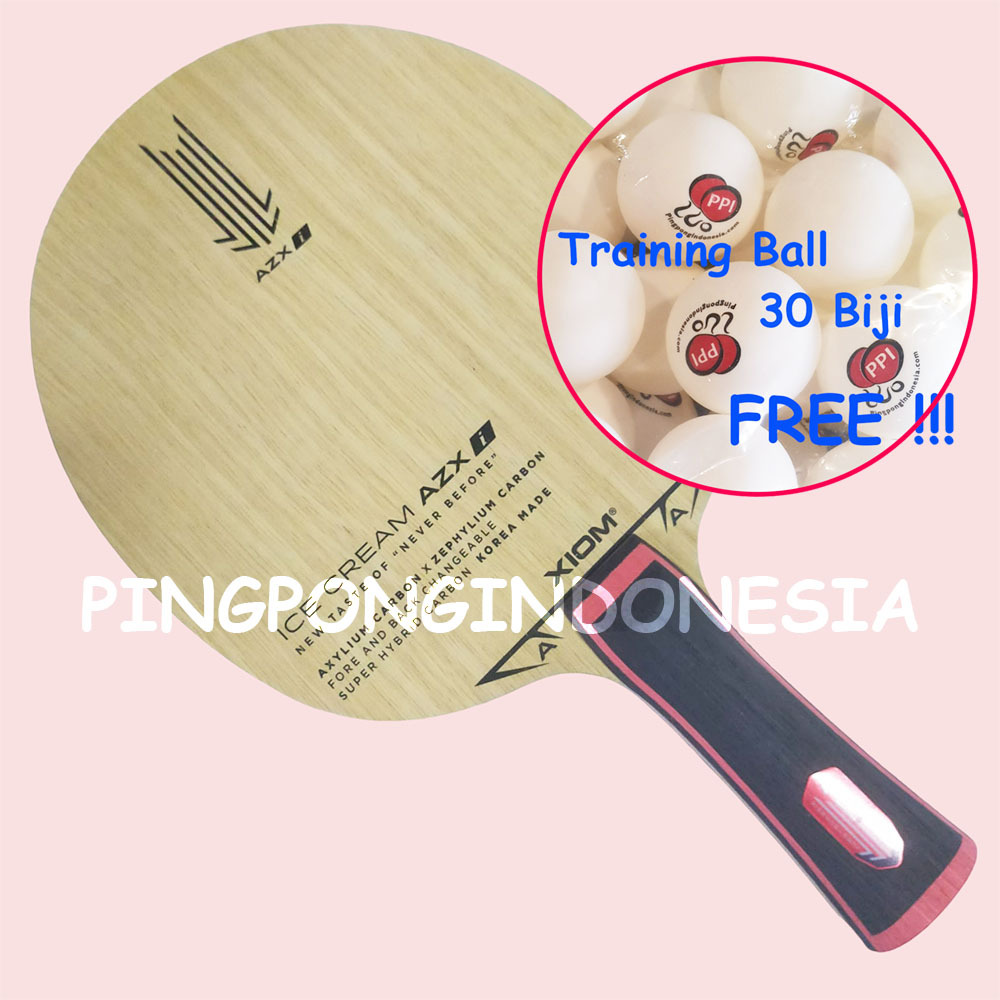 Xiom Ice Cream AZXi - Kayu Blade ALC ZLC Arylate Zephylium Carbon OFF+ Pingpong Bet Bat Tenis Meja